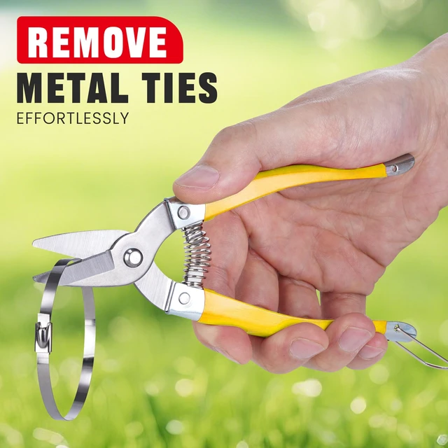 Alt view image 5 of 7 - Stainless Steel Cable Tie Gun Kit with 150 Zip Ties & Gloves