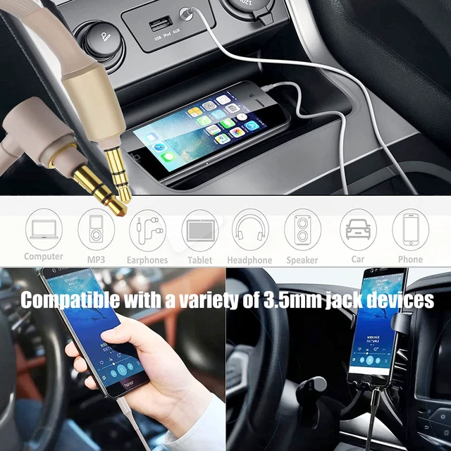 Alt view image 5 of 7 - WH1000XM3 Headphone Cable Replacement Aux WH1000XM Audio Cord Compatible with Sony WH-1000XM2 MDR-100ABN WH-H900N MDR-1A Headphones(4.9ft)