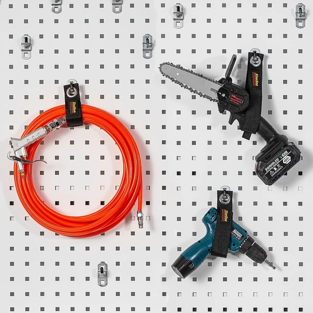 Alt view image 6 of 6 - Heavy Duty Storage Straps, Cord Wrap Keeper for Cords, Hoses, Rope, RV, Boat, Garage Organization (NO2-16pcs)
