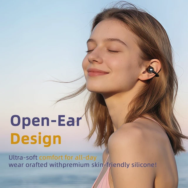 Alt view image 2 of 7 - Wireless Earbuds,Bluetooth Headphones with LED Power Display,50H Playtime,Water-Resistant, Built in Mics Ear Buds,Bluetooth 6.0,Stress Relief Design Earphones