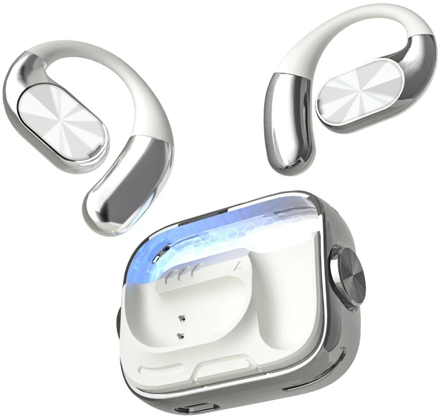 Main image of Open Ear Headphones, Bluetooth 6.0 Wireless Earbuds, Powerful Sound