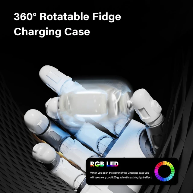 Alt view image 3 of 7 - Open Ear Headphones, Bluetooth 6.0 Wireless Earbuds, Powerful Sound