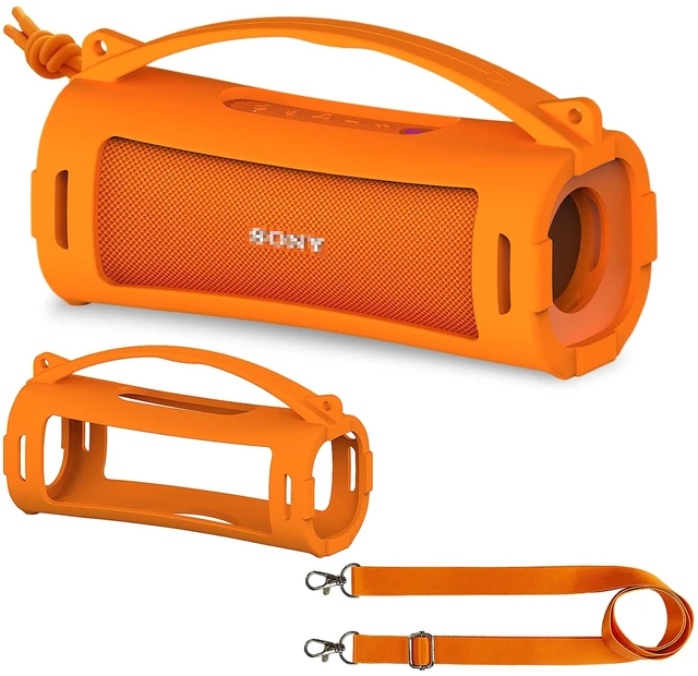Main image of Silicone Cover Case for Sony ULT Field 1 Elextronics Bluetooth Speaker Accessories for Sony ULT Field 1 Speaker Protective Case with Carrying Handle (Orange)