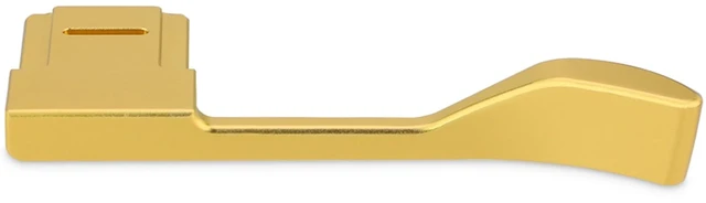Main image of Metal Thumb Grip for Fujifilm GFX100RF Camera, Golden for Fuji GFX 100RF Accessories, Hot Shoe Cover Thumb Up Rest Support Handle Grip, Stable One-Hand Operation, THB-GFXRFG