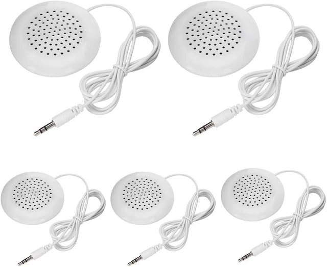 Main image of 5pcs Pillow Speaker, Under Pillow Speaker for Sleep, 3.5mm Mini Stereo for MP3 Phone Portable CD