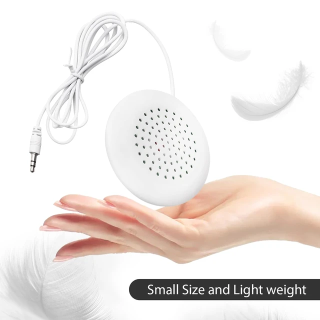 Alt view image 3 of 7 - 5pcs Pillow Speaker, Under Pillow Speaker for Sleep, 3.5mm Mini Stereo for MP3 Phone Portable CD