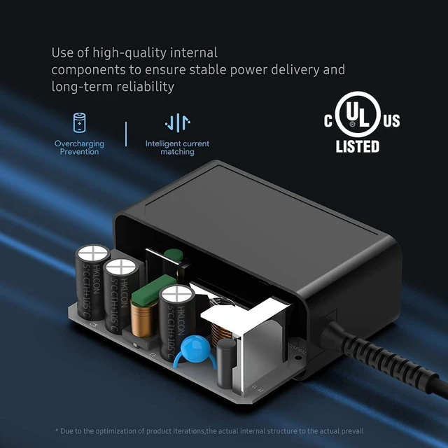 Alt view image 2 of 7 - 26V Universal Power Supply Cord for Cordless Vacuum Cleaner Greenote GSC50 GSC40,Voweek VW-VC08 VW-VC07,iwoly C150,ORFELD,MOOSOO,GeeMo,TINECO,ONSON,WLUPEL,APOSEN 22.2V Vac,Massage Gun Charger