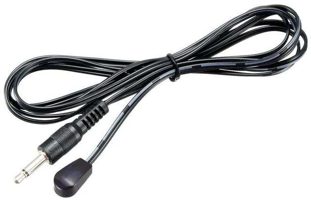Alt view image 3 of 3 - IR Infrared Emitter Extension Cable 1.5m Long 45 Degree Emission Angle 3.5mm Jack Single Red Head 6pcs