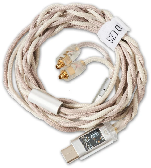 Main image of ST2 IEM Cable USB-C, ESS ES9218AC Pro DAC Chip, in-Line Control, HD Mic, Hi-end OFC Cables, MMCX, 1.5 m Earbud Extension Cord for in Ear Monitor Wired