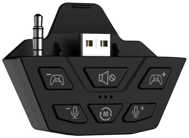 Main image of Stereo Headset Adapter for Xbox One, Xbox Series X S, XboxElite Audio Mic Headphone Adapter for Xbox One, Adjust Audio Balance, Game Sound & Voice Chat, Not Bluetooth Compatible