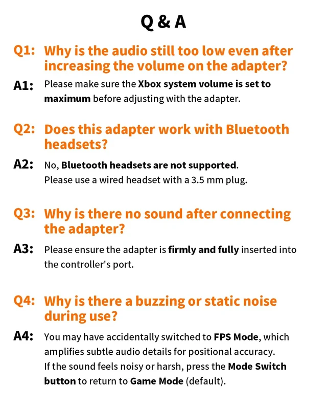 Alt view image 6 of 7 - Stereo Headset Adapter for Xbox One, Xbox Series X S, XboxElite Audio Mic Headphone Adapter for Xbox One, Adjust Audio Balance, Game Sound & Voice Chat, Not Bluetooth Compatible