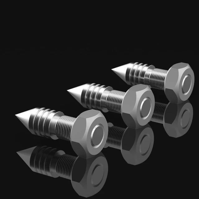 Alt view image 6 of 7 - 4Pcs Speaker Spikes Stainless Steel Load 400KG(M10) HiFi Speaker Anti-Vibration Spikes Isolation Spikes Stand Foot for Speaker, Subwoofer, Amplifier, CD DVD Player