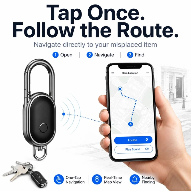 Alt view image 4 of 7 - GPS Tracker for Vehicles, Hidden Tracking Device for Vehicles, Car Tracker No Subscription Work with Find My (iOS Only), Vehicle Tracker GPS Locator is Suitable for for Kids, Dogs, Key, Luggage, Bag