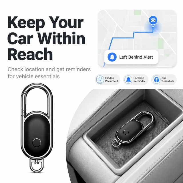 Alt view image 3 of 7 - GPS Tracker for Vehicles, Hidden Tracking Device for Vehicles, Car Tracker No Subscription Work with Find My (iOS Only), Vehicle Tracker GPS Locator is Suitable for for Kids, Dogs, Key, Luggage, Bag