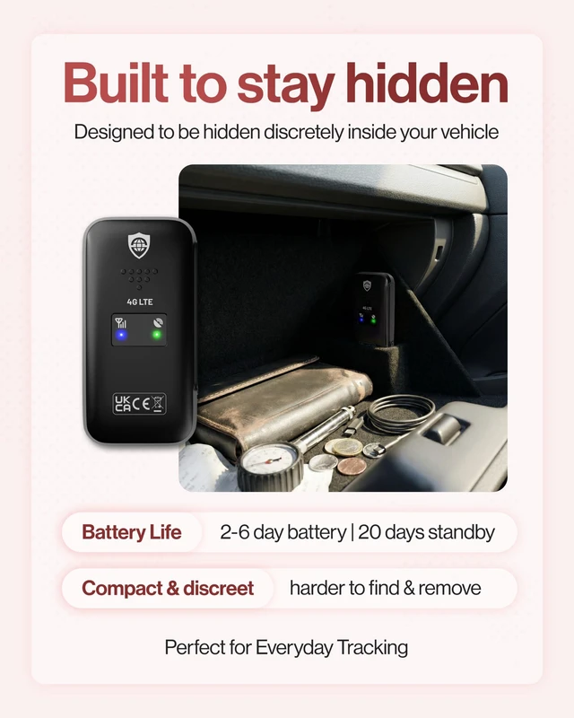 Alt view image 4 of 6 - Mini 4G Rechargeable Mini GPS Tracker for Cars, Trucks & More Real Time Tracking Instant Alerts Rechargeable Battery 27 Days Geofences & Route History SIM & Data Included
