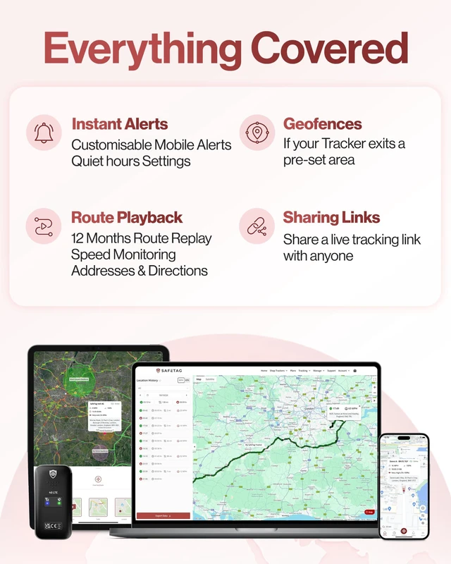 Alt view image 5 of 6 - Mini 4G Rechargeable Mini GPS Tracker for Cars, Trucks & More Real Time Tracking Instant Alerts Rechargeable Battery 27 Days Geofences & Route History SIM & Data Included