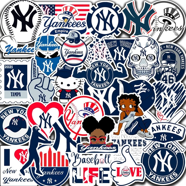 Main image of 35 PCS of American Baseball Stickers for Water Bottle, Laptop, Bicycle, Computer, Motorcycle, Travel Case, Car Decal Decoration Sticker