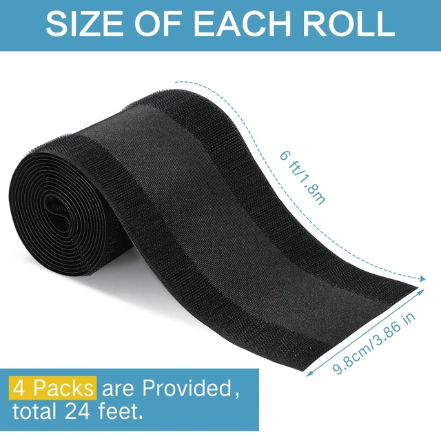 Alt view image 2 of 7 - 24 ft Carpet Cord Cover Cable Protector Floor Cover Cable Protector Management Prevent a Trip Hazard Only for Commercial Office Carpet