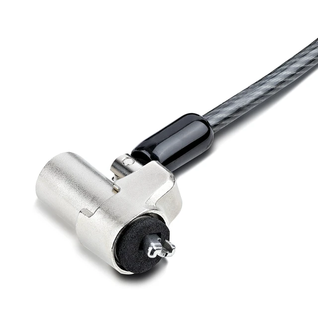 Alt view image 3 of 7 - StarTech Laptop Cable Lock, Compatible with Noble Wedge; 6.6ft, TAA (2m) Security Cable for Dell XPS/Latitude/2-in-1 Notebooks, Anti-Theft Keyed Lock, Steel Cable Lock For Laptop, NBLWK-LAPTOP-LOCK