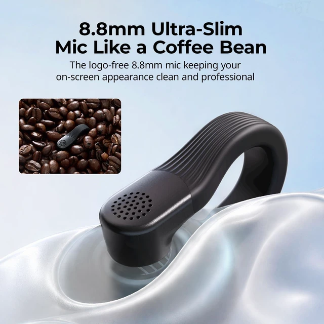 Alt view image 6 of 7 - Wireless Mic S70-C1 Cover Kit (1 TX + 1 RX + 9 Mic Covers) - Black with USB-C Receiver, Grammy-Tuned Audio, 9 EQ Presets, 20H Battery, Logo-Free Design, for Vlogging/ Mobile Content Creation
