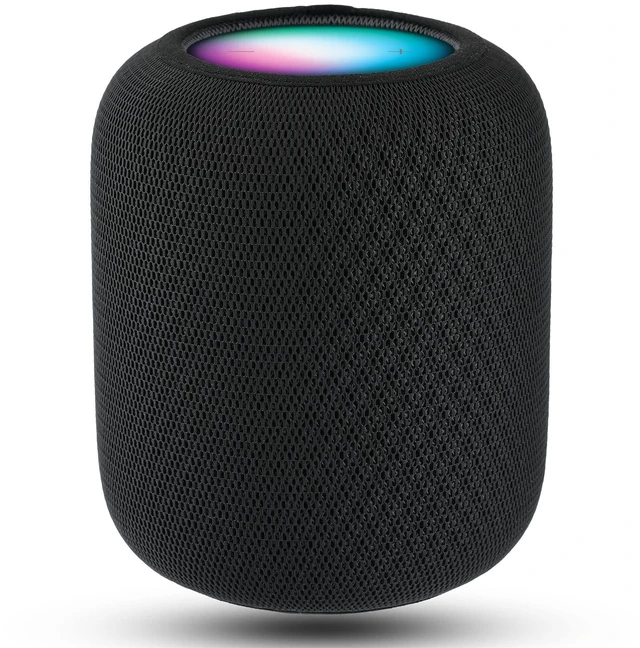 Main image of Speaker Dust Cover Suitable for Homepod 2 gen Speaker, Mesh Cloth, Smart Cover with Charging Hole, High-Grade Nylon,Black,Pack of 1