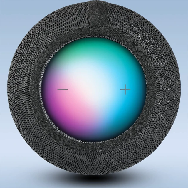 Alt view image 2 of 7 - Speaker Dust Cover Suitable for Homepod 2 gen Speaker, Mesh Cloth, Smart Cover with Charging Hole, High-Grade Nylon,Black,Pack of 1