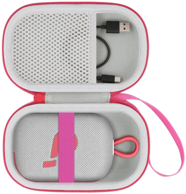 Main image of for Anker Soundcore Select 4 Go Speaker Hard Case,White+Red Portable Travel Case Replacement, Cable Storage, Carrying Strap, Protective Hard Exterior