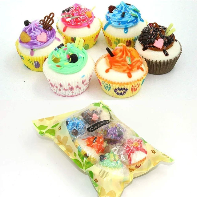 Alt view image 2 of 7 - 6Color Realistic Artificial Fake Cake Cupcake Model Home Staging Equipment Crafts Photography Props Home Decoration