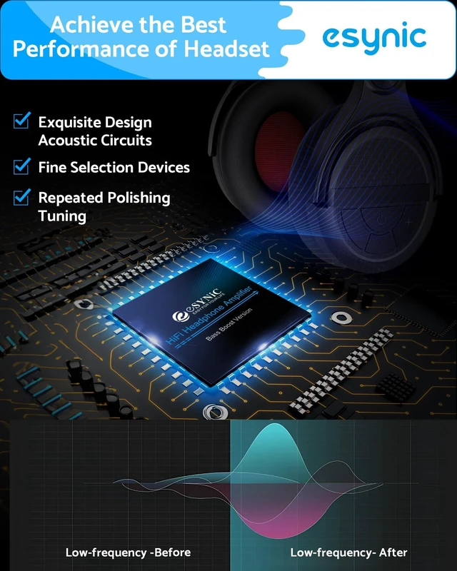 Alt view image 3 of 7 - Portable Bass Boost Style Headphone Amplifier 16-300 3.5MM Audio Jack-Aluminum Alloy Case-Work with in-ear Headphone-12 Hours of Battery Life-for Phone/Laptop/Gaming Consoles/Car