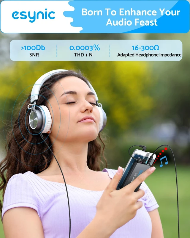 Alt view image 4 of 7 - Portable Bass Boost Style Headphone Amplifier 16-300 3.5MM Audio Jack-Aluminum Alloy Case-Work with in-ear Headphone-12 Hours of Battery Life-for Phone/Laptop/Gaming Consoles/Car