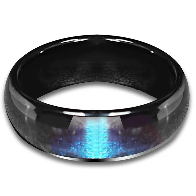 Alt view image 7 of 7 - NFC Ntag216 Chip Ceramic Smart Ring Programmable 888 Bytes,Blue US#10 Rewritable 888 Bytes NFC Ntag216 Chip Ceramic Smart Finger Ring Compatible with NFC Phone and Devices for Men or Women