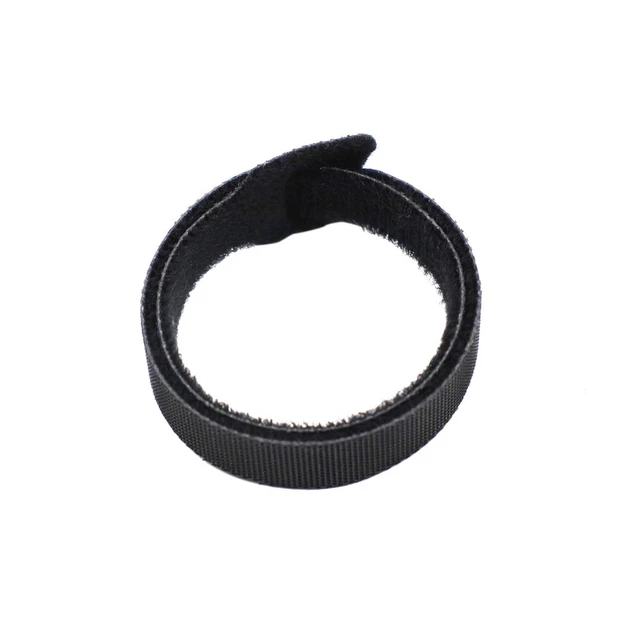 Alt view image 3 of 4 - 50Pcs 12" x 1/2" Reusable Cable Ties Microfiber Cloth Hook and Loop Straps Black Network Wire Management Organizer, Length 12 inches, Width 1/2 inch