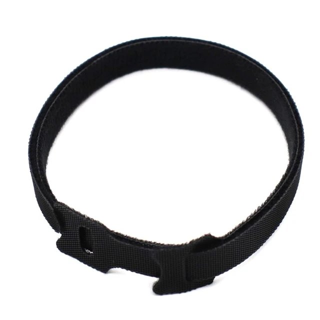 Alt view image 4 of 4 - 50Pcs 12" x 1/2" Reusable Cable Ties Microfiber Cloth Hook and Loop Straps Black Network Wire Management Organizer, Length 12 inches, Width 1/2 inch