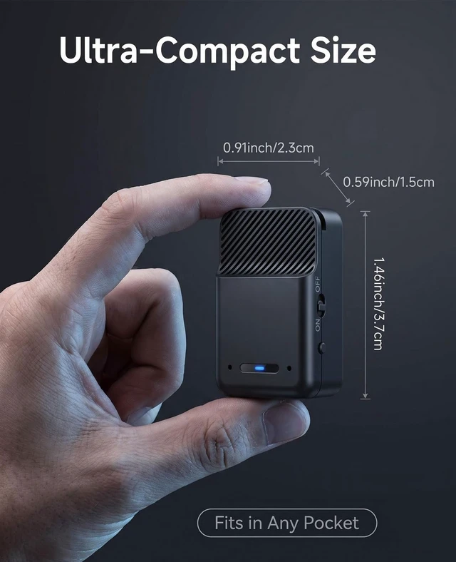 Alt view image 2 of 4 - 32GB mini Voice Recorder - Voice Activated Pocket Recording Device digital voice recorder with Inline Remote earphone,Discreet Design,Long-Lasting 600mAh Battery,72-Hour Continuous Recording