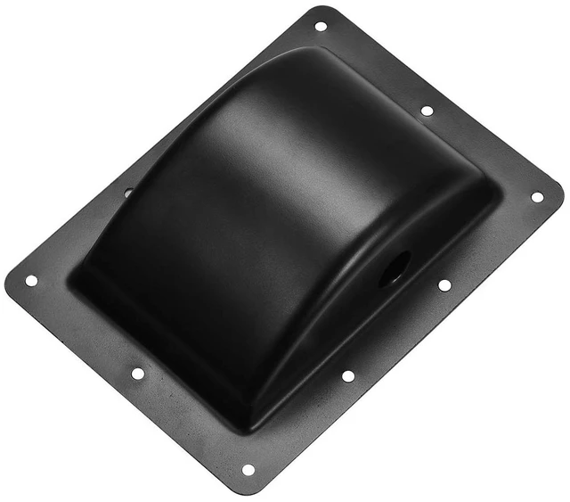 Alt view image 5 of 5 - Recessed Speaker Handle Grasp Holder Pocket Style Replacement Speaker Cabinet Box Handles Metal Black 2pcs