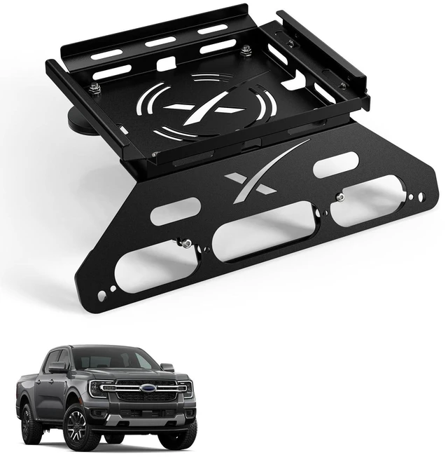 Main image of Starlink Mini Truck Mount for Ford F150 F250 F350 F450 F550 Fit Starlink Mini & Mini X for Ford F150 (2015+) & F250 F350 F450 F550 (2017+), Drill Free Aluminum Third Brake Light Bracket