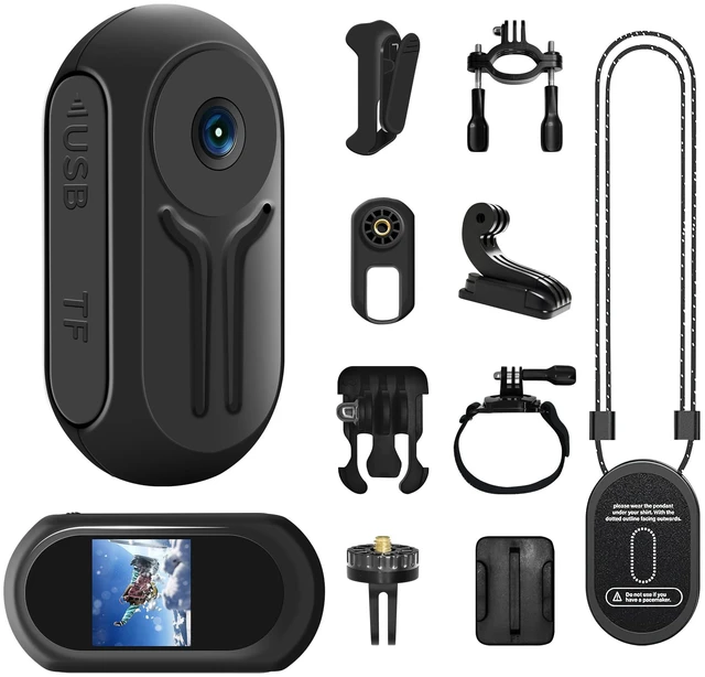 Main image of Upgraded 1080P Mini Body Camera with 64GB Card, Sports Action Cameras