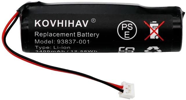 Main image of Upgrade Battery for 93837-001 WAHL Clippers Cordless Senior Cordless Magic Clip 3.7V 3400mAh