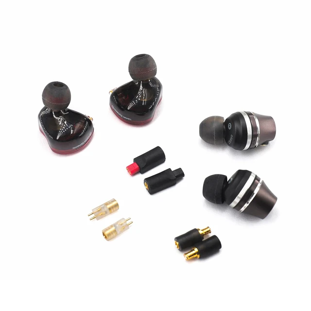 Alt view image 5 of 7 - 1 Pair 0.78mm 2Pin Female (Contact Cable) to MMCX Male (Contact Headphone) Integration of Injection molding,Original Sound Quality Converter Adapter Concave (Angled 2 Pin, Black)