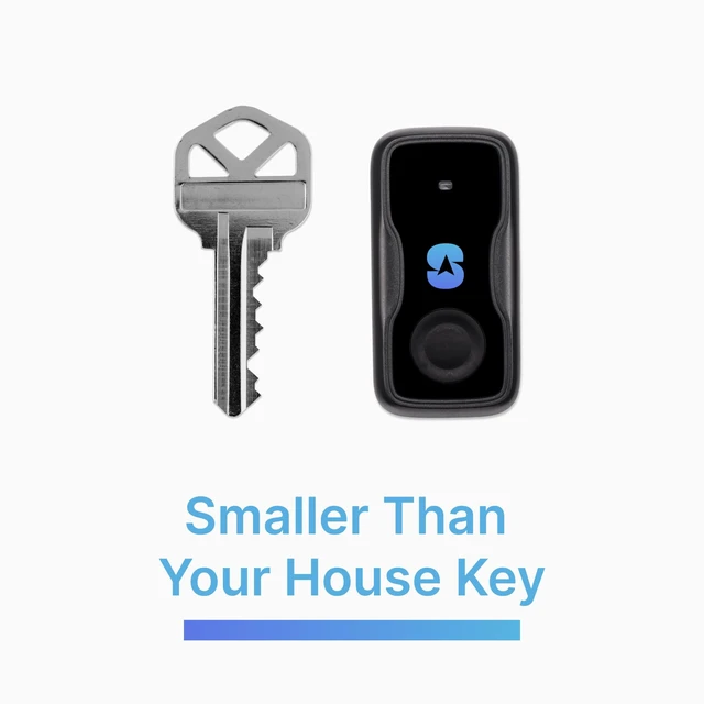 Alt view image 5 of 7 - Mini GPS Tracker for Kids & Seniors, 1-Month Service Included Geofence, speed & SOS alerts. SIM included, up to 34-day battery, 4G worldwide. For pets, assets & personal tracking