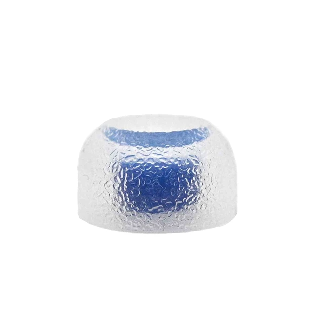 Alt view image 3 of 7 - Tang Sancai Wide Bore Eartips, Silicone in-Ear Monitor Ear Plugs for in-Ear Earphone, Replacement Earbuds Tips, IEM Eartips, Blue, L, 3 Pairs