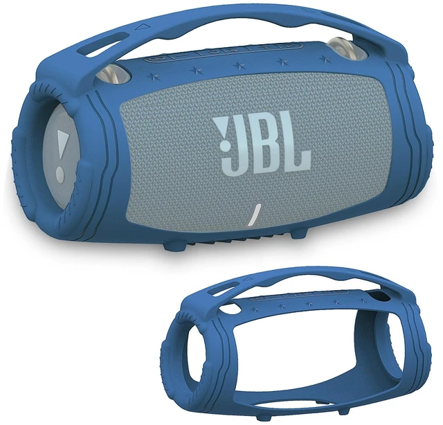 Main image of Silicone Cover Case for JBL Xtreme 3 Portable Bluetooth Speaker Soft Skin Sleeve Protective Carrying Case for JBL Xtreme 3 with Handle, Shockproof and Anti-Scratch Cover (Blue)