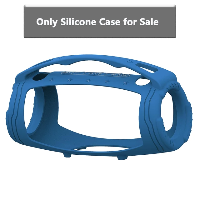 Alt view image 3 of 7 - Silicone Cover Case for JBL Xtreme 3 Portable Bluetooth Speaker Soft Skin Sleeve Protective Carrying Case for JBL Xtreme 3 with Handle, Shockproof and Anti-Scratch Cover (Blue)