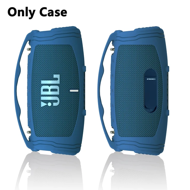 Alt view image 4 of 7 - Silicone Cover Case for JBL Xtreme 3 Portable Bluetooth Speaker Soft Skin Sleeve Protective Carrying Case for JBL Xtreme 3 with Handle, Shockproof and Anti-Scratch Cover (Blue)