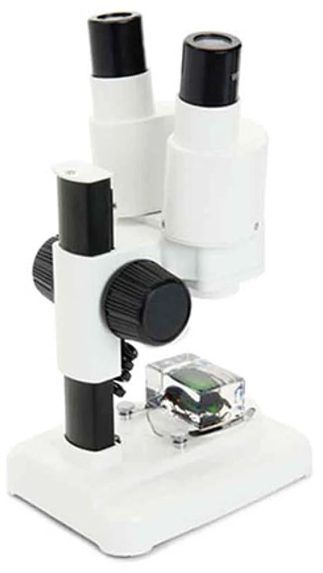 Alt view image 4 of 7 - Labs S20 Straight Stereo Binocular Microscope for Large Specimen 20x Magnification, Straight Binocular Viewing, Top & Bottom LED Illumination, Three-Dimensional Views, Wide Working Distance