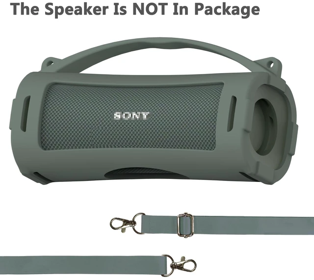 Alt view image 5 of 7 - Silicone Cover Case for Sony ULT Field 1 Elextronics Bluetooth Speaker Accessories for Sony ULT Field 1 Speaker Protective Case with Carrying Handle (Forest Gray)