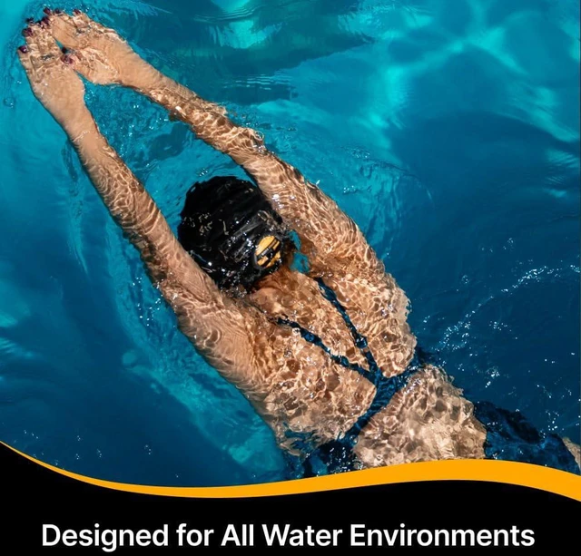 Alt view image 4 of 7 - Music 2-in-1 Bundle: Open-Ear Underwater Music Player for Swimmers with Anti-Fog Swimming Goggles