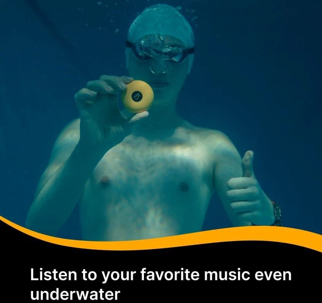 Alt view image 5 of 7 - Music 2-in-1 Bundle: Open-Ear Underwater Music Player for Swimmers with Anti-Fog Swimming Goggles