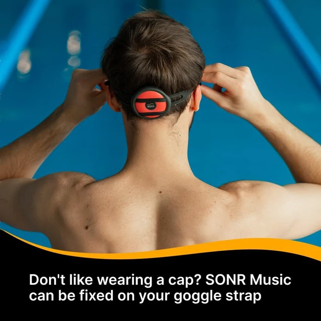 Alt view image 6 of 7 - Music 2-in-1 Bundle: Open-Ear Underwater Music Player for Swimmers with Anti-Fog Swimming Goggles