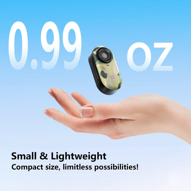 Alt view image 2 of 7 - 2.7K Mini Body Camera,Thumb Size Wearable Body Cam with Screen, Magnetic Portable Action Camera Mount with 32GB Card, Hands-Free POV Recorder, Portable Sports Cameras for Work, Cycling, Travel and Pet